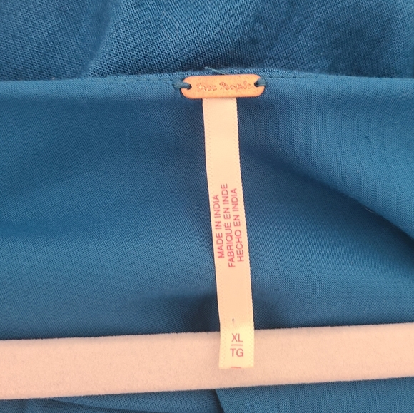 NWOT Free People Vintage Summer Midi Dress - Seaport - Picture 7 of 8